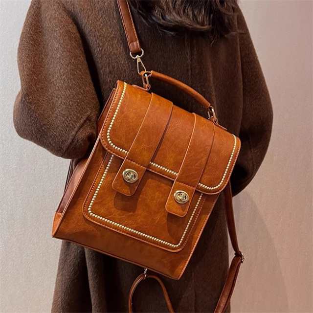 リュック レディース バッグ ショルダーバッグ 2way 通勤 通学 おしゃれ シンプル 合成皮革 合皮 ショルダー バック オフィス カジュアル 使いやすい 大人 可愛い フェイクレザー 上品 バッ